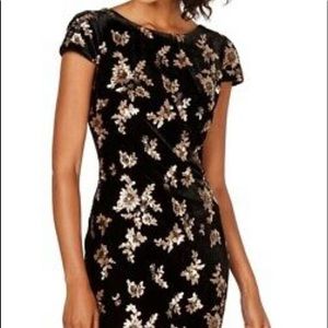 Calvin Klein New black sequins dress